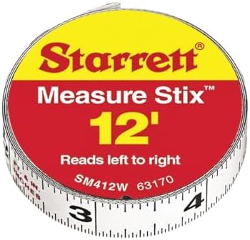 Starrett Tape Measure Stix, 1/2" x 144", S1 Style by Starrett