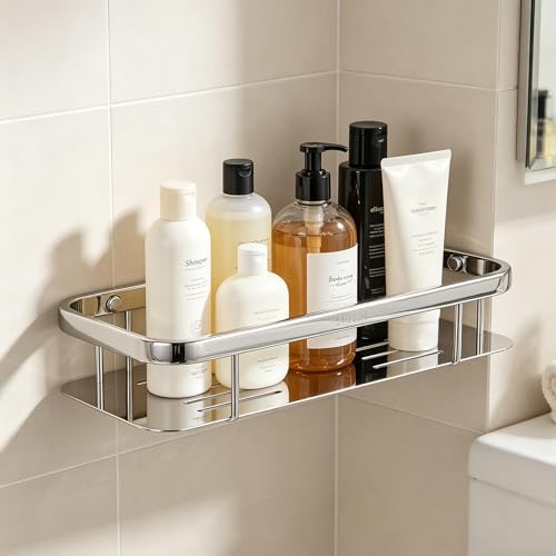 Corner Shower Caddy, 304 Stainless Steel Bathroom Shelf Organizer, Wall Mounted by Midodor