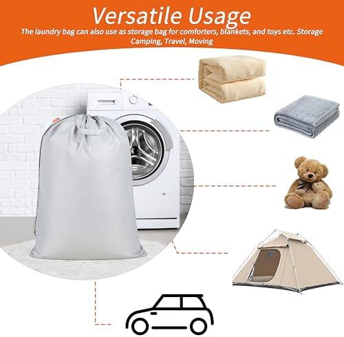 Polecasa 2 Pack Extra Heavy Duty Laundry Bag - Image 6