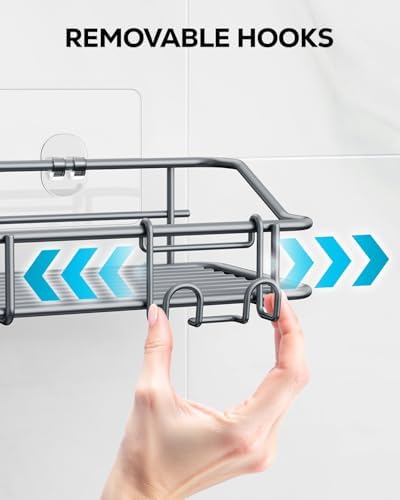 Nieifi Shower Caddy Adhesive, Shower Shelves, Shampoo Holder - Image 5
