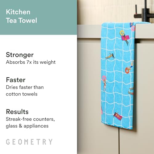 GEOMETRY Tea Towels – Spring & Summer Collection – Quick-Dry, Ultra-Absorbent - Image 2