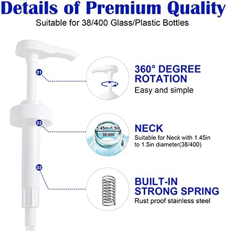 4 Packs Gallon Pump Dispenser, Leak Proof Dispenser - Image 2