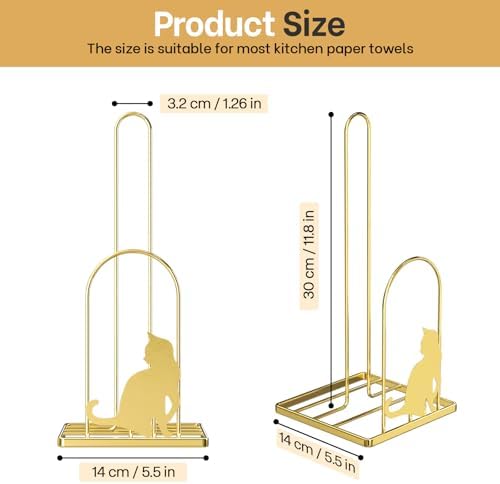 Paper Towel Holder for Countertop, Kitchen Paper Towel Stand - Image 5