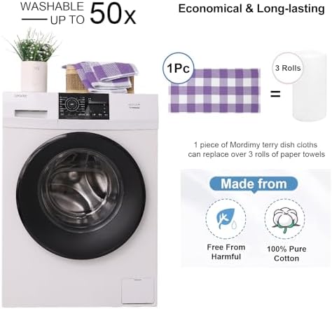 Mordimy Cotton Waffle Kitchen Towels, 4 Pack - Image 5