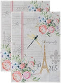 Maison d' Hermine Kitchen Towels Set of 2 Reusable 100% Cotton 27.50" x 20" by MaisondHermine