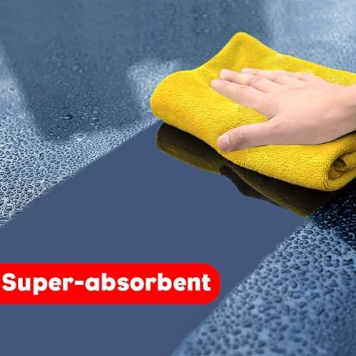 400 GSM Microfiber Cleaning Cloths, Ultra Absorbent, Lint Free Reusable - Image 5