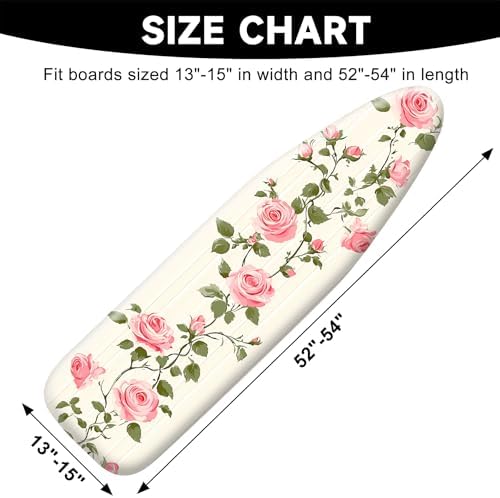Ironing Board Cover 15"x54"，Standard Ironing Board Replacement Cover，Easy Fit - Image 2