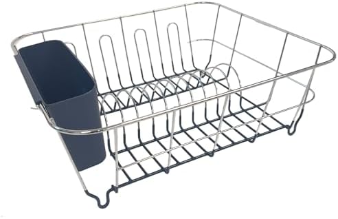 Dish Drying Rack & Cutlery Holder 2 Piece Set by SweetHomeCollection