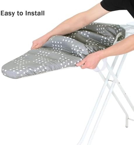 Ironing Board Cover and Pad Standard Size 15 x 54, 3 Pairs of Hook and Loop - Image 5