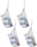 4 Pcs Mesh Hanging Laundry Bag by Unknown