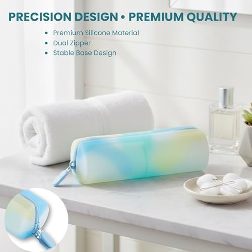 Cotton Round Swab Travel Case, 2-in-1 Beauty Organizer - Image 4