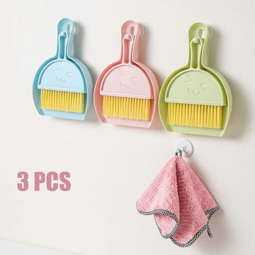 3 Pcs Mini Broom and Dustpan Set - Image 3