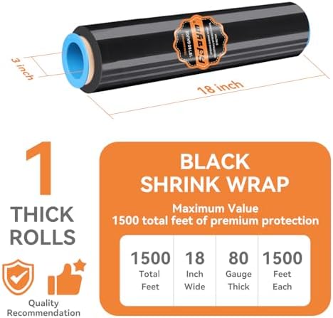 ​ADAYM 18" x 1500' Stretch/Shrink Wrap Roll - Image 2
