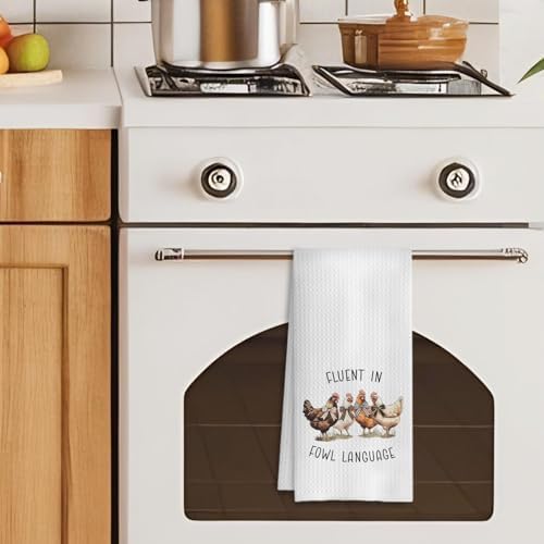 Chicken Kitchen Towels Funny Dish Towel - Image 3