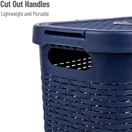 Mind Reader Slim Laundry Hamper - Image 4