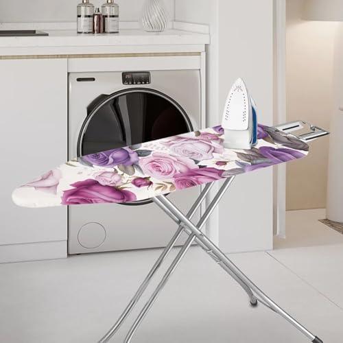 Colorful Rose Ironing Board Cover Elasticized Edges Home Decorations Easy to - Image 2