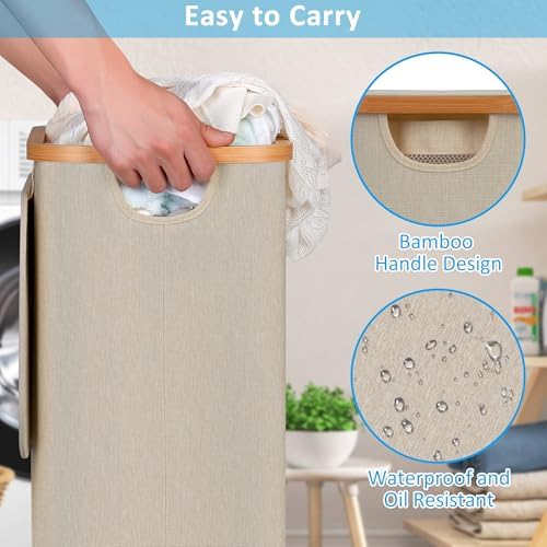 efluky Slim Laundry Hamper - Image 3