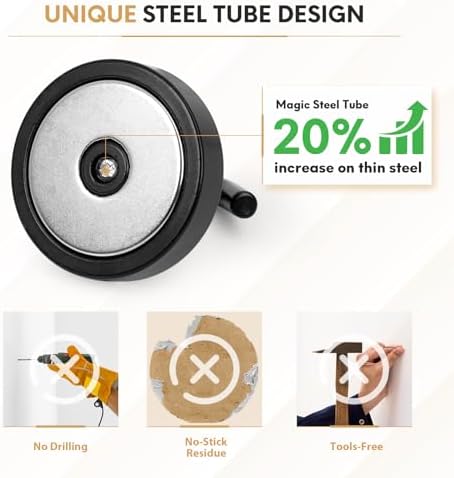 Neosmuk Magnetic Hooks Steel Tube Design - Image 3