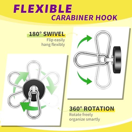 Heavy Duty Magnetic Hook, 10 Pack - Image 5