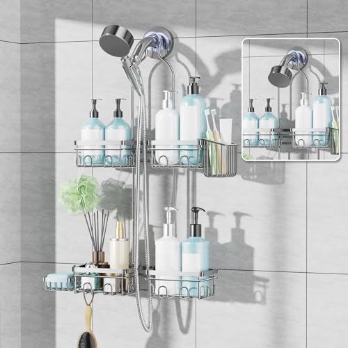 KEGII Hanging Shower Caddy for Handheld Showerheads by KEGII