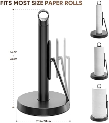 theaoo Heavy-Duty Paper Towel Holder - Image 2