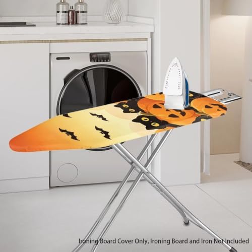 Bat Pumpkin Ironing Board Cover and Pad, Thick Scorch Resistant Padding Heavy - Image 2
