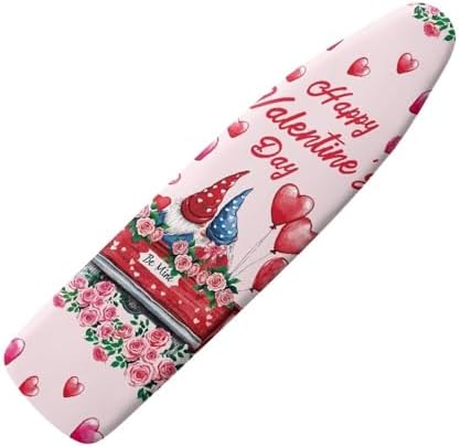 Gnome Ironing Board Cover Love Heart Standard Size 15 x 54 Stain Resistant by Vanideaoty