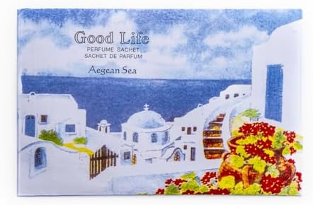 Good Life Aegean Sea Scented Sachets | Designed in New Zealand | 12 Sachets - Image 5