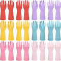 12 Pairs Rubber Cleaning Gloves by Unknown