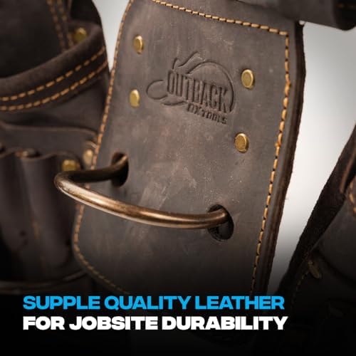 OX Tools Leather Tool Holsters & Pouches – Hammer, Tape Measure, Utility & - Image 5