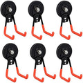 ULIBERMAGNET Heavy Duty Magnetic Garage Hooks, 6 Pack Strong Large Magnet Hooks by ULIBERMAGNET