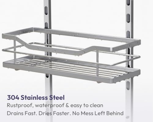 SWTYMIKI Over the Door Shower Caddy - Image 5