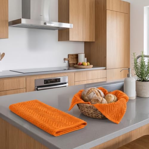 DecorRack 100% Cotton Kitchen Towels 15x25 in - Image 6