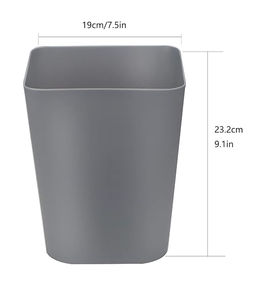 1.6 Gallon Small Trash Can Wastebasket - Image 3