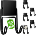 MIKEDE Magnetic Hooks 6Pcs 80lbs+ Magnet Hook Cruise Essentials Black by MIKEDE