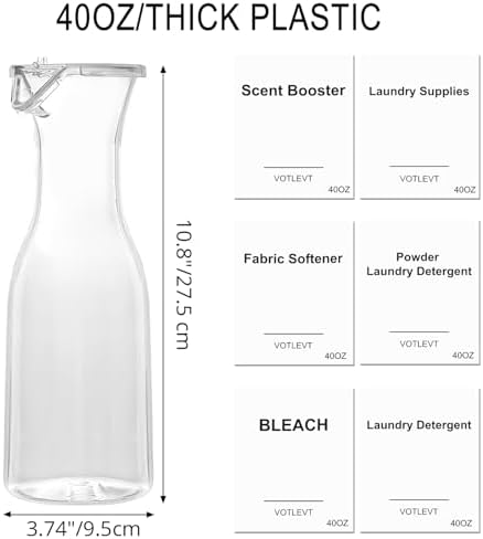 40OZ Laundry Detergent Dispenser, Laundry Soap Dispenser, Fabric Softener - Image 2
