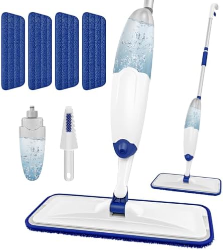 HOMTOYOU Microfiber Flat Mop by HOMTOYOU