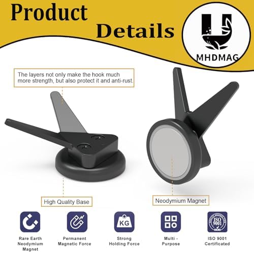Magnetic Hooks Heavy Duty 140lbs - Image 6