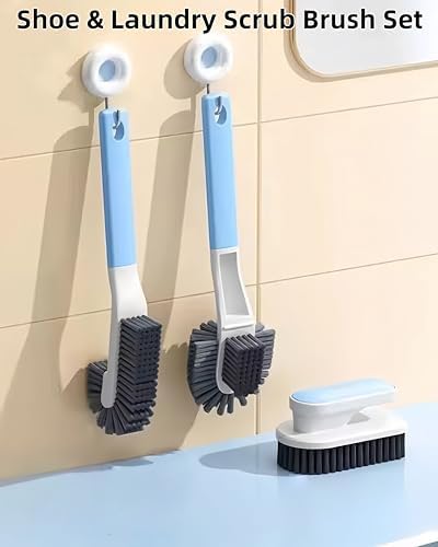 Cleaning Scrub Brush Set Shoe Brush Laundry Brush Scrub Brushes - Image 3