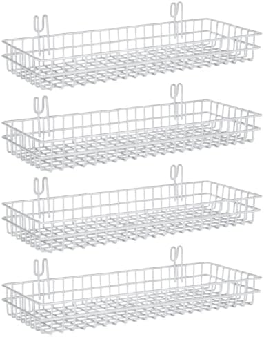 4 Pcs Grid Wall Baskets by Oungy