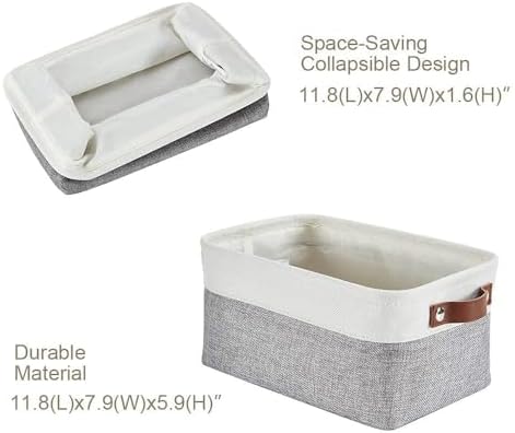DECOMOMO Small Storage Basket, Closet Storage Bins - Image 4