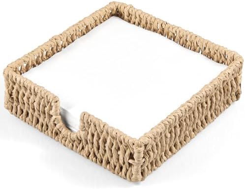 Napkin Holder for Table, Woven Paper Rope Napkin Holders For Paper Napkins by Unknown