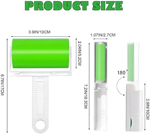 Reusable Washable Lint Roller 5 Pack, Sticky Mini and Medium Size - Image 4