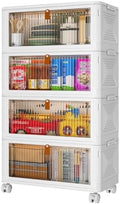 YFXCVSL 4 Tier Plastic Storage Bins by YFXCVSL