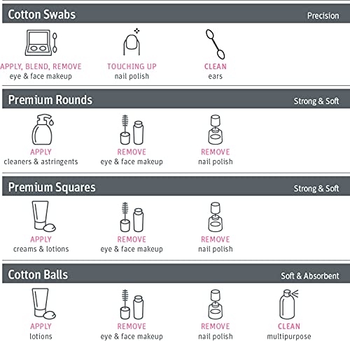 Simply Soft Premium Jumbo Cotton Cleansing Pads, 100% Pure Cotton, Large 3.5 x - Image 6