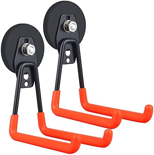 MUTUACTOR Magnetic Hooks, Anti-Scratch Magnetic Mounting Garage Magnet Hooks by MUTUACTOR