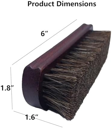 2-Pack Horsehair Shoe Brush - Image 2