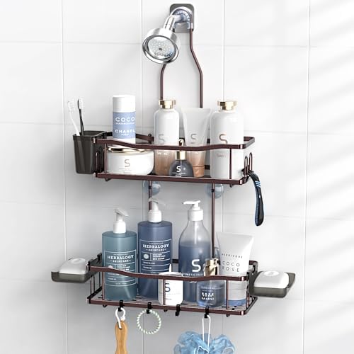 Hanging Shower Caddy Over Shower Head by Aitatty