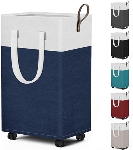 HomeHacks 75L Rolling Laundry Basket by HomeHacks