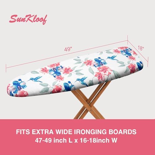 Extra Wide Ironing Board Cover and Pad-Silicone Coating-18 X49 - Image 5